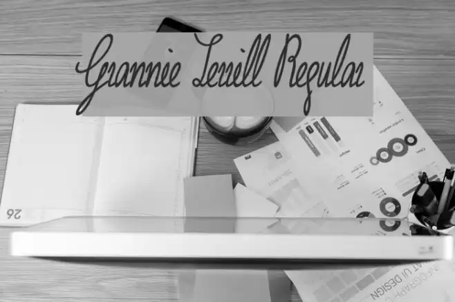 Grannie Terrill Regular Font examples