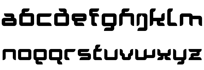 Granolae Heavy Font LOWERCASE