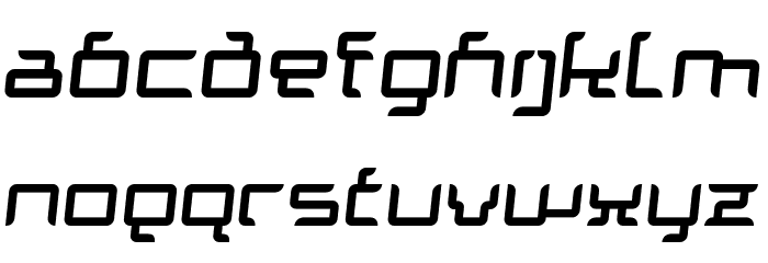 Granolae Regular Italic Font LOWERCASE