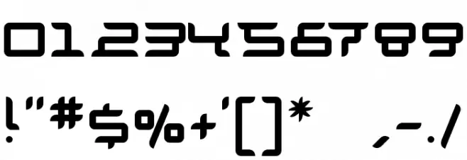 Granolae フォント その他の文字