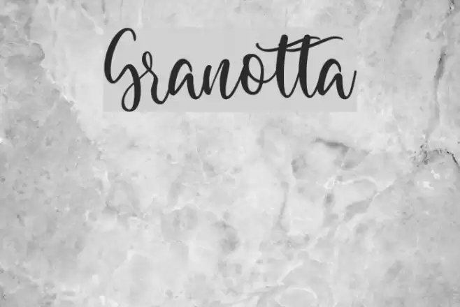 Granotta Font examples