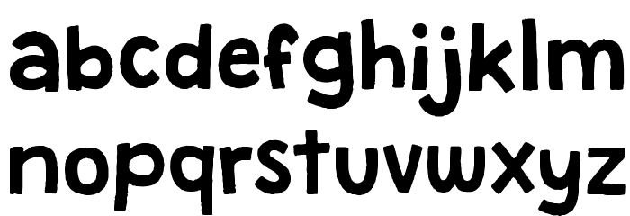 Granstander Clean Font LOWERCASE