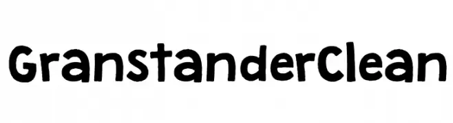 GranstanderClean  नि: शुल्क फ़ॉन्ट्स डाउनलोड