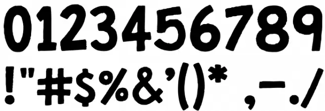 GranstanderClean Font OTHER CHARS