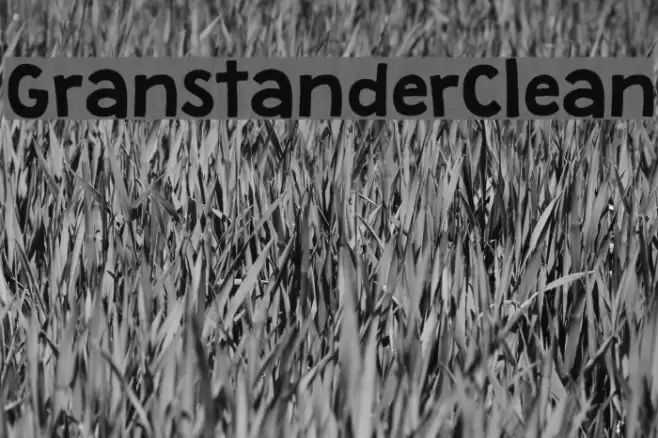 GranstanderClean Font examples
