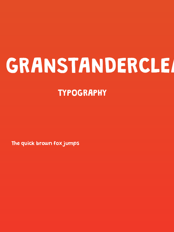 GranstanderClean Poster