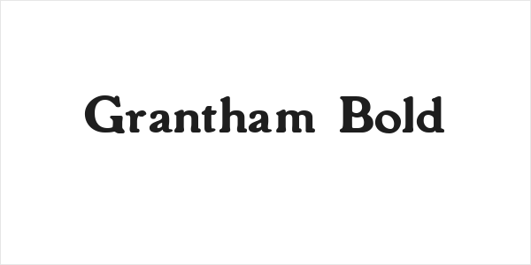 Grantham Bold Logo