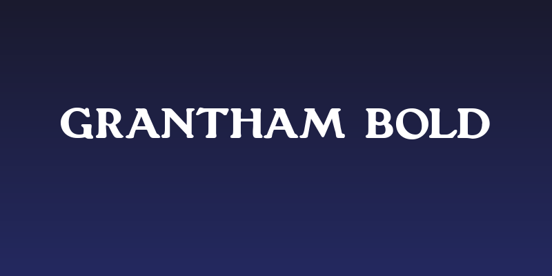 Grantham Bold Social Header