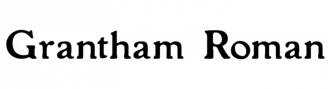 Grantham Roman  नि: शुल्क फ़ॉन्ट्स डाउनलोड