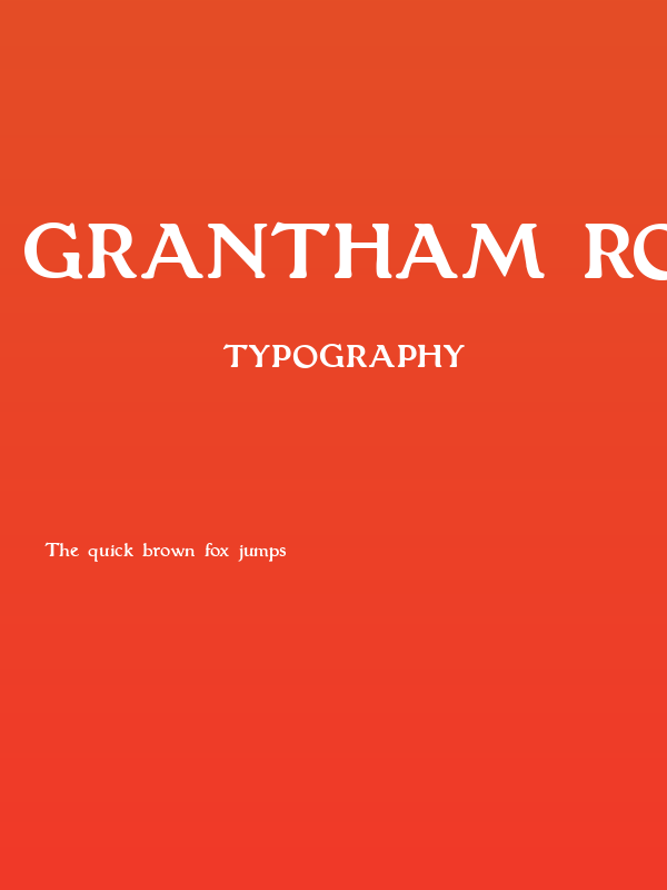Grantham Roman Poster