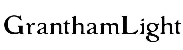 GranthamLight  Free Fonts Download