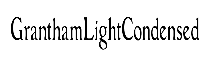 GranthamLightCondensed  Fuentes Gratis Descargar