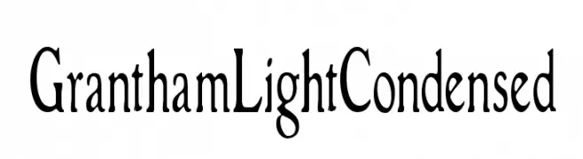 GranthamLightCondensed  नि: शुल्क फ़ॉन्ट्स डाउनलोड