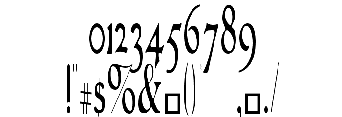 GranthamLightCondensed Font OTHER CHARS