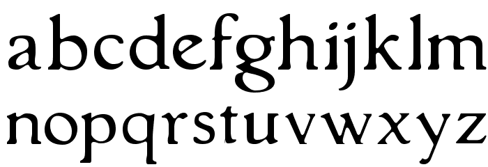 GranthamLight Font LOWERCASE