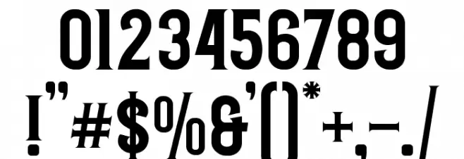 Grantmouth Standard Font OTHER CHARS