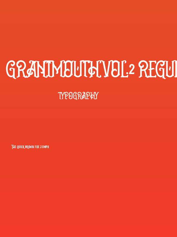 Grantmouth Vol.2 Regular Poster