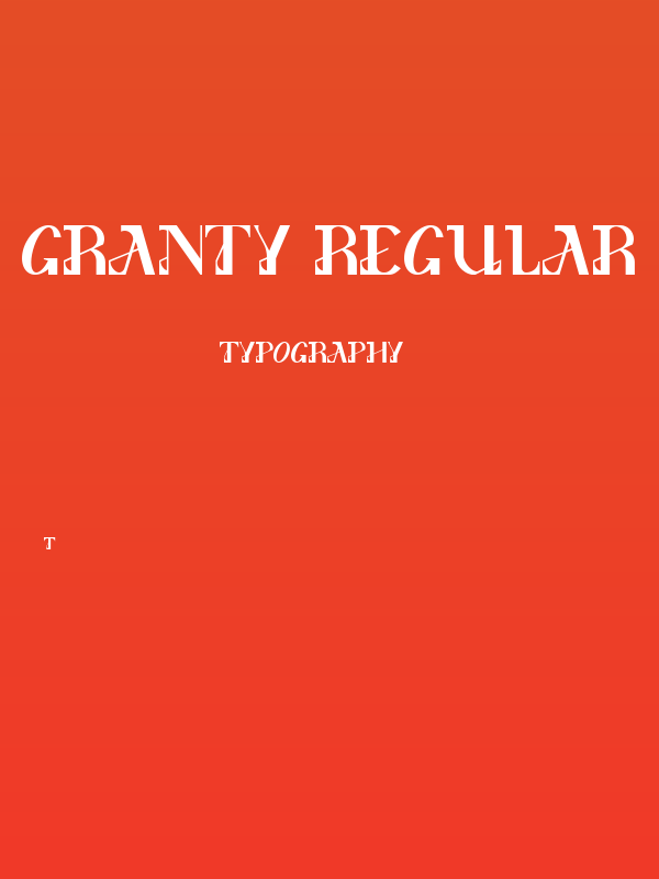 Granty Regular Poster