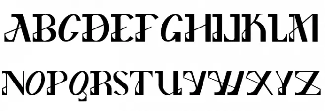 Granty Regular Caratteri MINUSCOLO