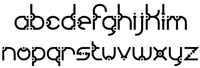 Granular BRK Font LOWERCASE