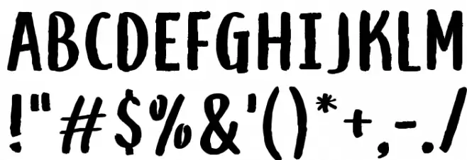 Grape Demo Regular Font OTHER CHARS