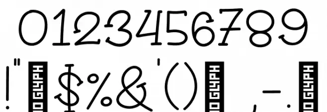 Grape Drink Font OTHER CHARS