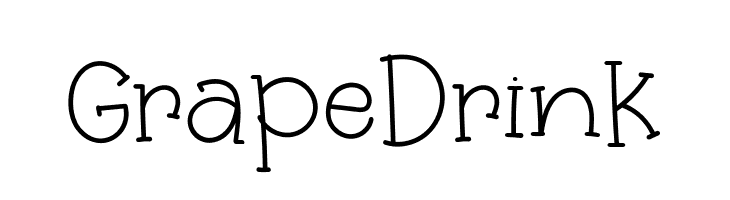 Grape Drink  Frei Schriftart Herunterladen