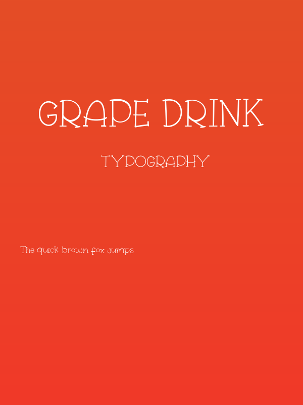 Grape Drink Poster