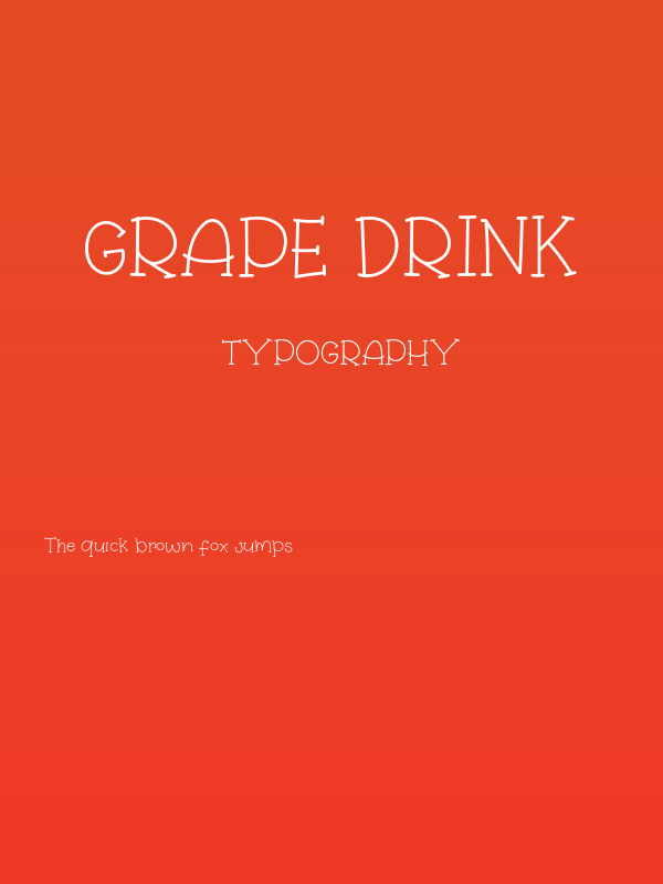 Grape Drink Poster
