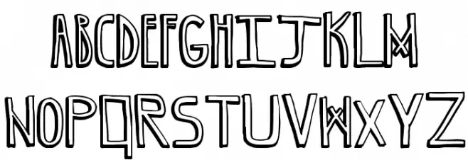 GrapeBlaster Schriftart Groß