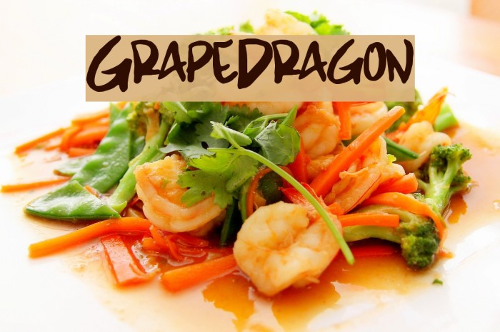 GrapeDragon Font examples
