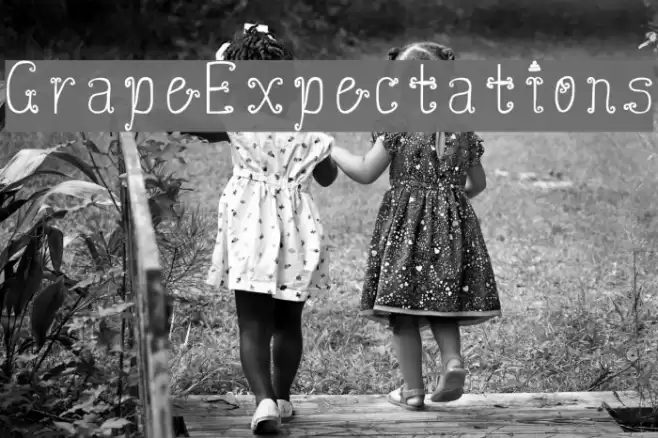 GrapeExpectations Font examples