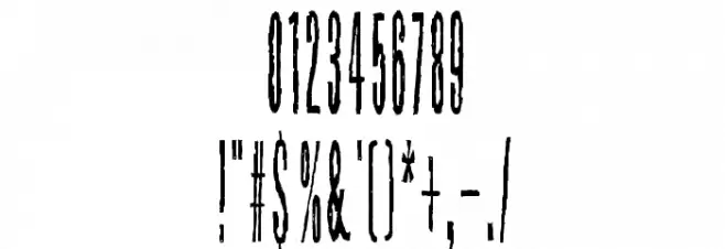 Grapevine Font OTHER CHARS