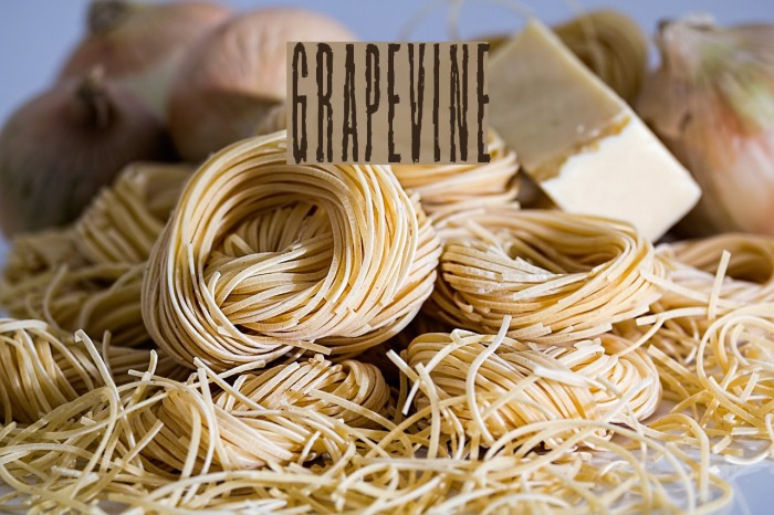 Grapevine Font examples