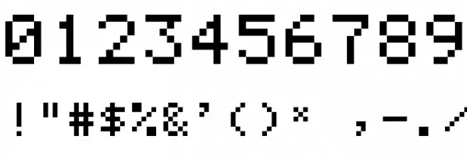 Graph 35+ pix Regular Font OTHER CHARS