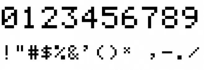 Graph 35+ pix Regular Font OTHER CHARS