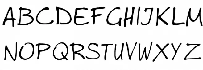 Graphe Alpha フォント 大文字