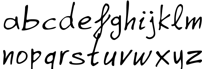 Graphe Alpha Font LOWERCASE