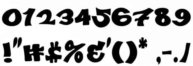 Graphic Adventure Font OTHER CHARS