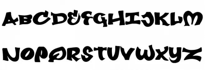 Graphic Adventure Font UPPERCASE