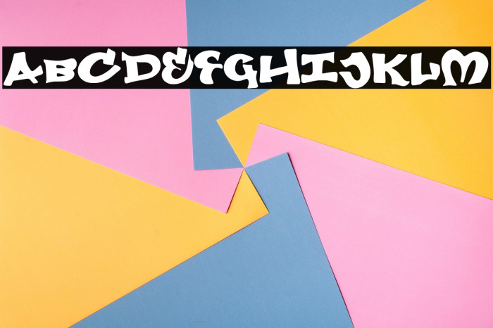 Graphic Adventure 字体 examples