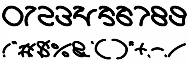 Graphic Dream Bold Font OTHER CHARS