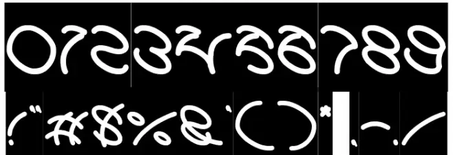 Graphic Dream Font OTHER CHARS