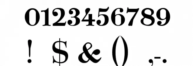 Graphic Regular Font OTHER CHARS