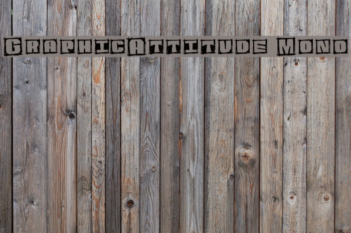 GraphicAttitude Mono Font examples