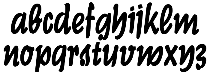 GraphicCAT Font LOWERCASE