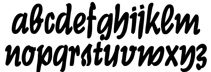 GraphicCAT Font LOWERCASE