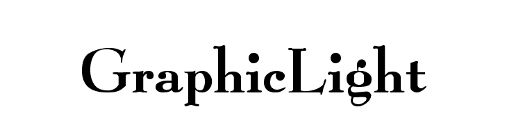GraphicLight Fonte