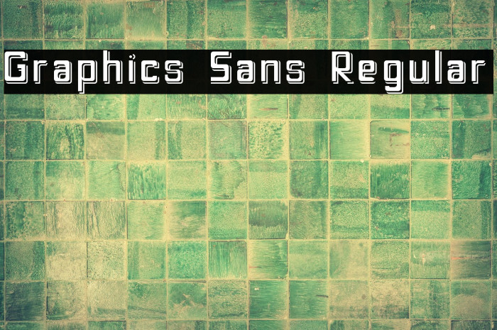 Graphics Sans Regular Example 1