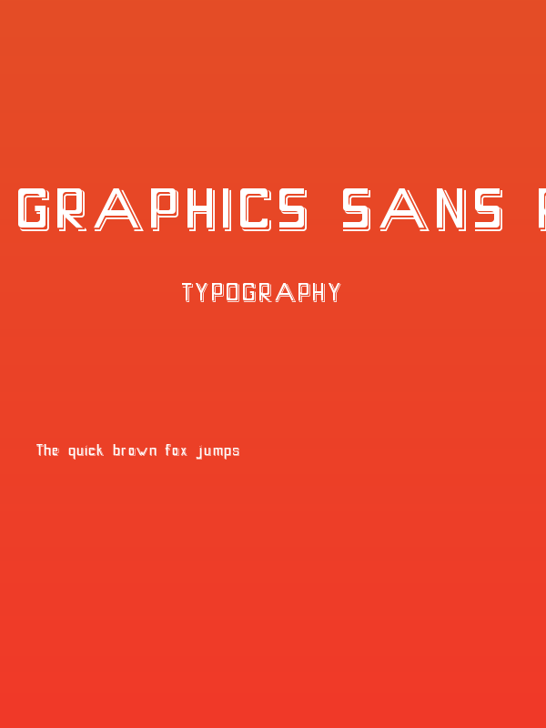 Graphics Sans Regular Poster